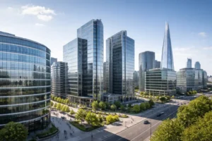 commercial real estate companies UK skyline