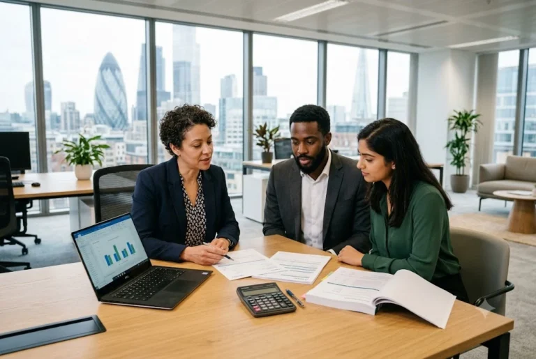 UK Personal Allowance Explained: Everything You Need to Know UK tax adviser explaining personal allowance and income tax calculations to clients.